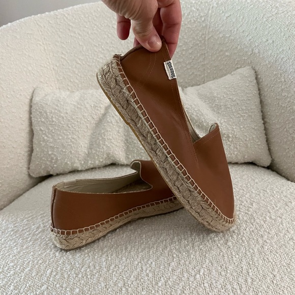 Soludos Leather Platform Espadrille - Picture 1 of 5